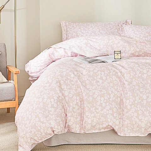 Juliet Cotton Bedskirt Duvet Cover Set