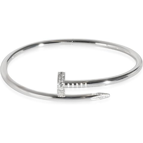 Juste Un Clou White Gold Diamond Bracelet 18cm