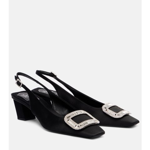 Roger Vivier Belle Vivier 45 缎面高跟鞋