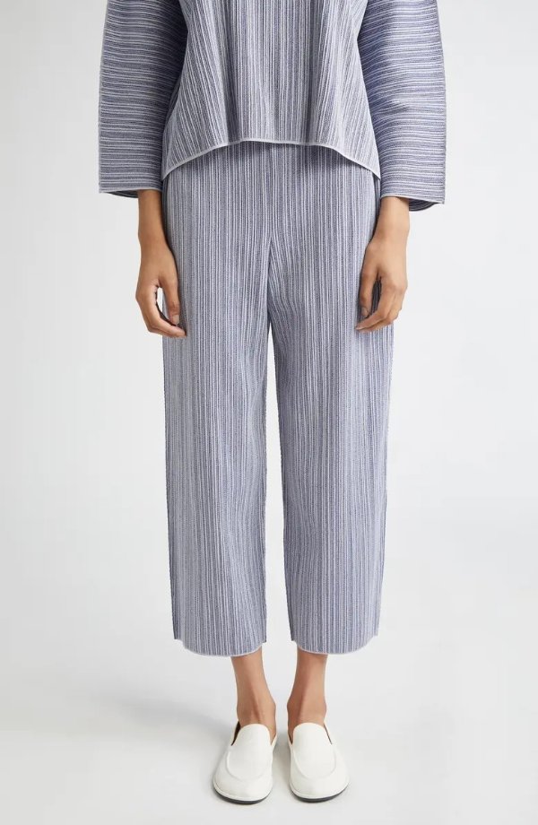 A-POC Crop Pants Black