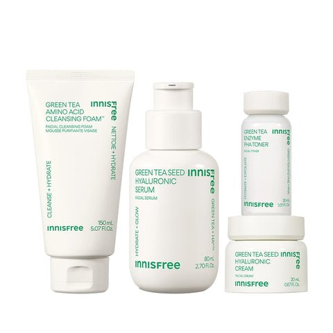 InnisfreeGreen Tea Hydration Heroes Skincare Set