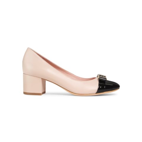 Bowdie 皮革高跟鞋