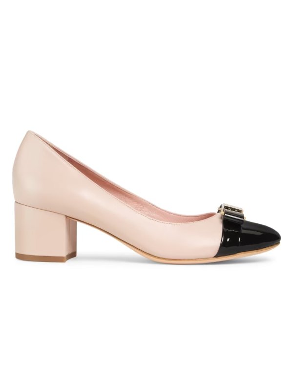 Bowdie Leather Pumps