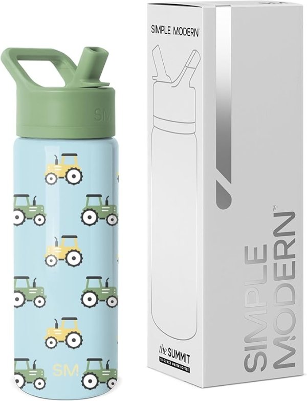 Kids Summit Stainless Steel Straw Tumbler 18oz
