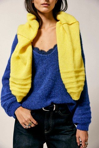 Marina Soft Spun Knit Sweater Wool Blend
