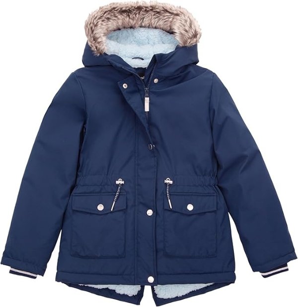 Rokka&Rolla Girls' Sherpa Lined Puffer Jacket