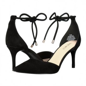 Nine West Mahmud 女士高跟鞋 黑色麂皮