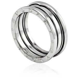 Bvlgari B.Zero1 18K白金戒指