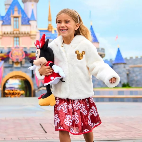 Mickey Mouse Kids Faux Fur Coat