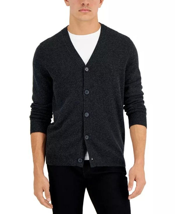 Men's Cashmere V-Neck Cardigan