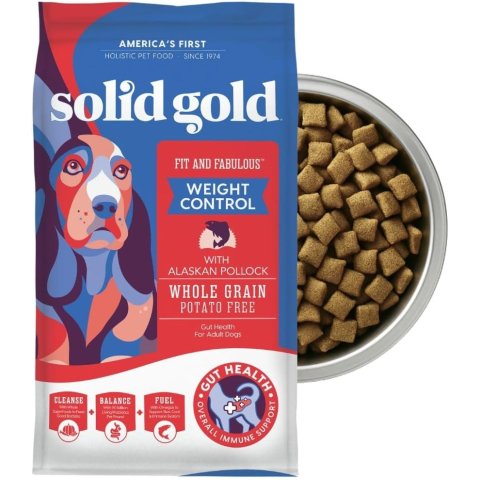 Solid Gold 成犬低脂狗粮 4磅