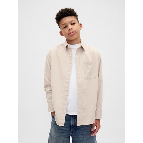 儿童、大童灯芯绒衬衫