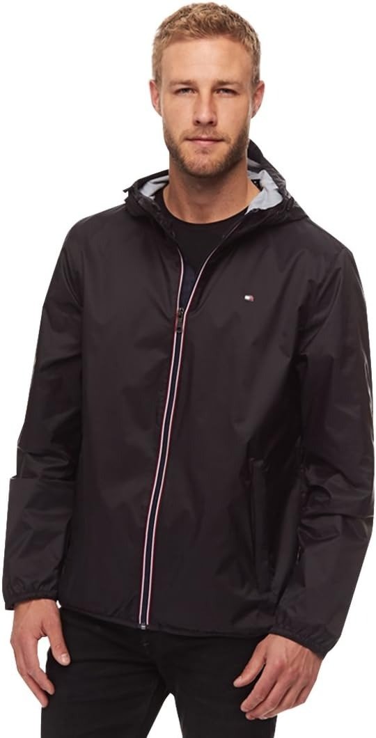 Tommy Hilfiger 男士防水连帽夹克