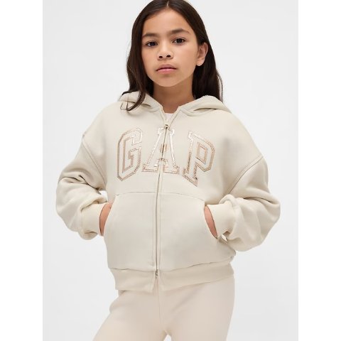 儿童加绒连帽卫衣