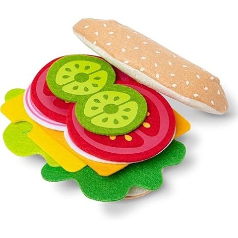 Melissa and DougFelt Food Sandwich Play Food Set (33 pcs)