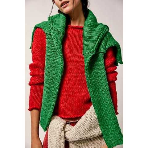Free PeopleOpal Rollneck Knit Sweatshirt