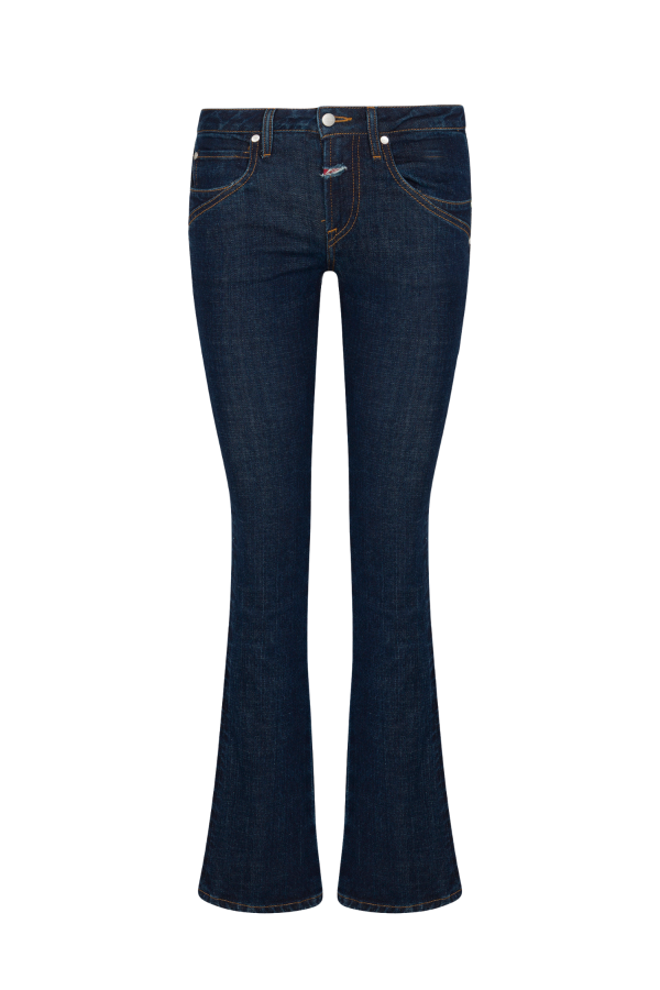 Miaou Low Rise Flare Jean Dark Wash