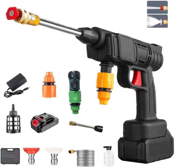 Cordless Pressure Washer 48V 30Bar 2400mAh Battery