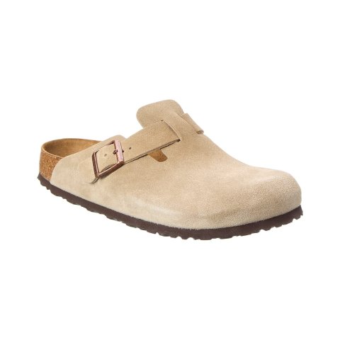 BirkenstockBoston BS 窄版皮革拖鞋