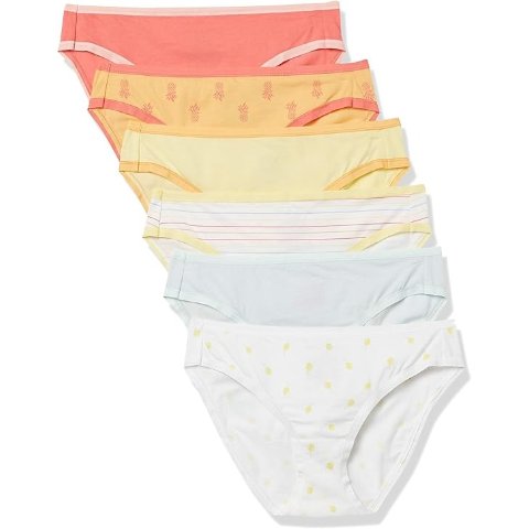 Amazon Essentials 女士纯棉三角内裤 6条