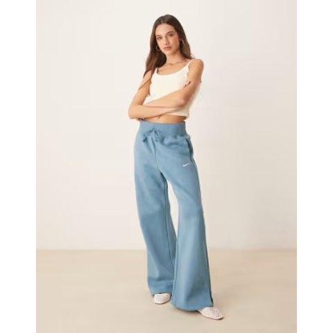 Phoenix Wide Leg Sweatpants Blue