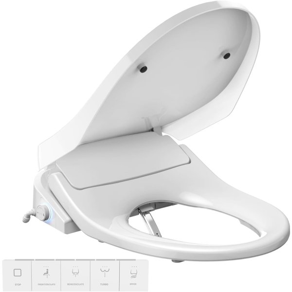 Yasashi Stream Electric Bidet Toilet Seat Elongated