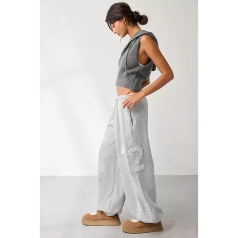 Brenda 花边条纹卫衣裤