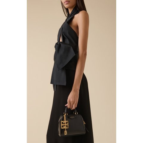 Antigona Mini Cube Leather Top Handle Bag