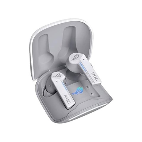  ROG Cetra 白色无线耳机 降噪