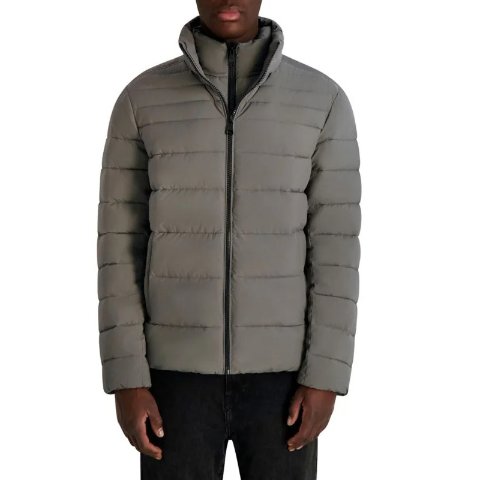 Karl LagerfeldQuilted Zip-Front Puffer Jacket