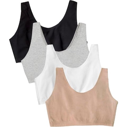 Fruit of the Loom 女士运动内衣 4件装