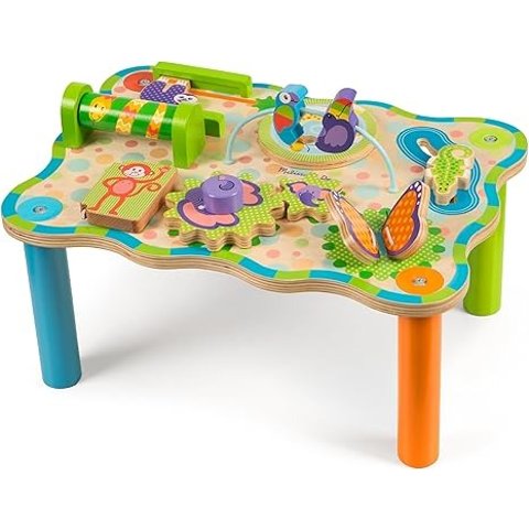 Melissa & Doug Jungle Wooden Activity Table