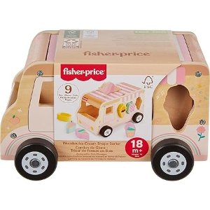 Fisher-Price  木质冰淇淋车形状玩具 9件套