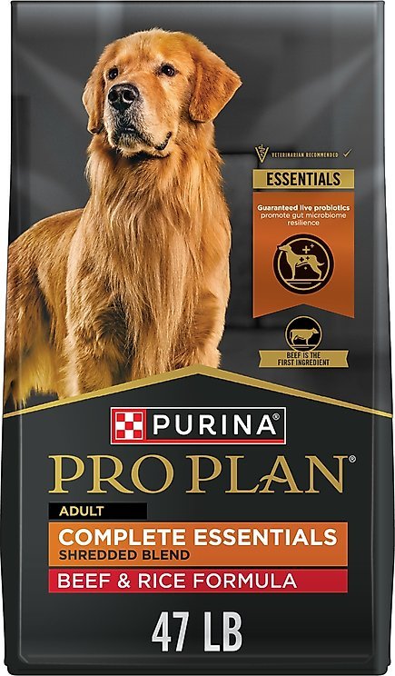 Purina Pro Plan Shredded Blend Beef Dog Food 47lb