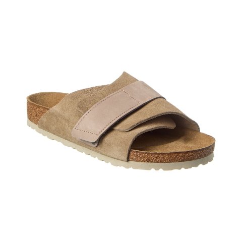 BirkenstockKyoto 皮革麂皮凉鞋