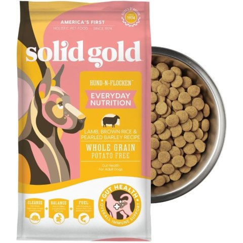 Solid Gold 羔羊成犬粮 4磅