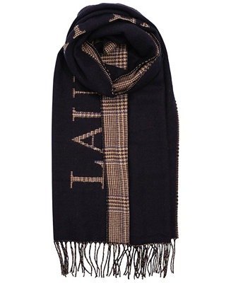 Lauren Ralph Lauren Double Face Logo Scarf - Macy's