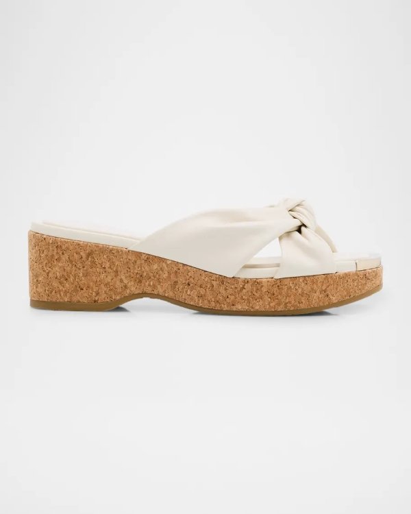 Avenue Crisscross Wedge Sandals