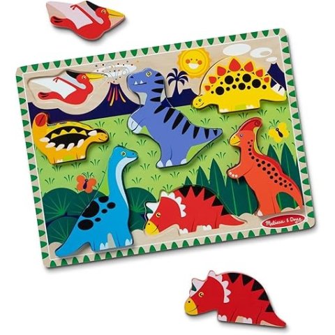 Melissa and DougMelissa & Doug Dinosaur Wooden Puzzle 7 Pieces