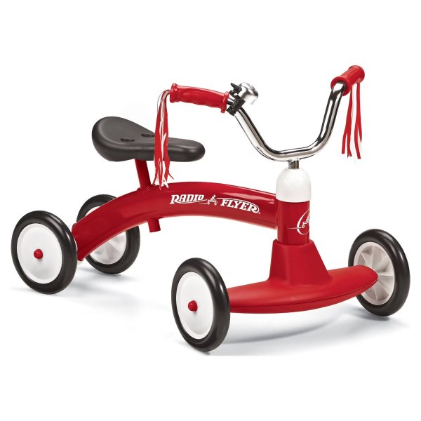 , Scoot About, Ride-on for Kids, Steel, Red