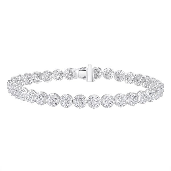 Diamond Tennis Bracelet 3.00ct 14kt White Gold
