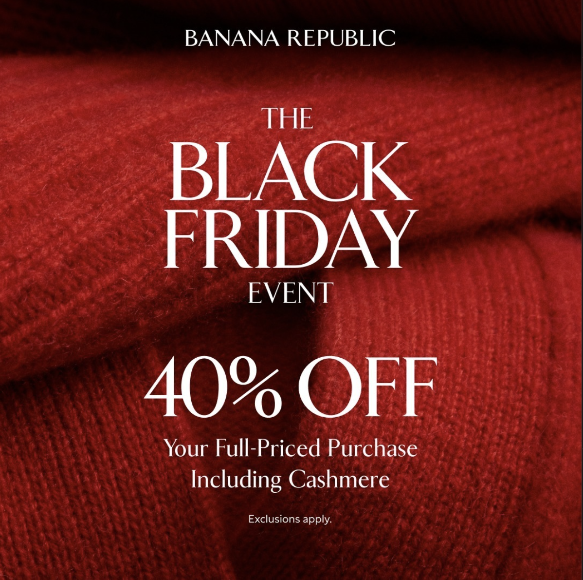 🍌Banana Republic 黑五 ...