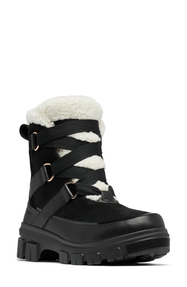 Sorel Tivoli V Faux Shearling Waterproof Boot Women