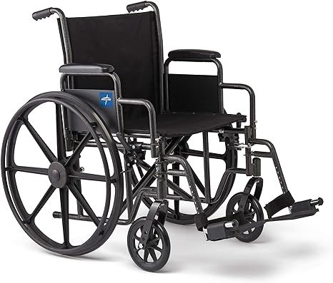 Folding Wheelchair Swing-Away Footrests 20" Seat