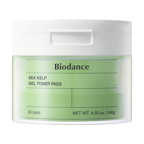 BIODANCE Green Sea Kelp Deep Hydrating Gel Toner Pads 60 Sheets