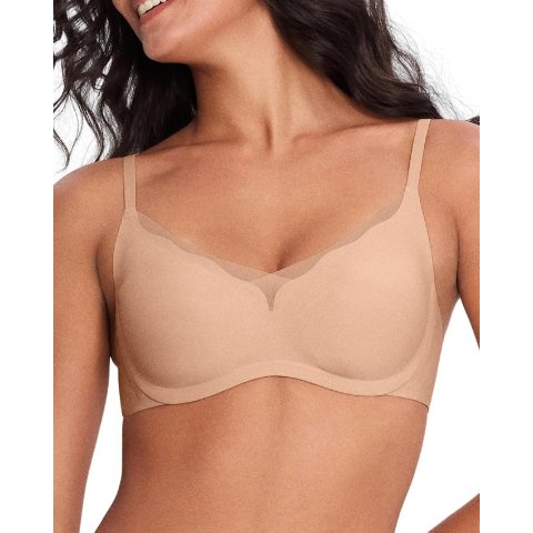 ubras V领无钢圈轻盈文胸