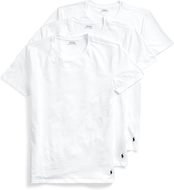 POLO RALPH LAUREN Men's Classic Fit Wicking Undershirt 3-Pack