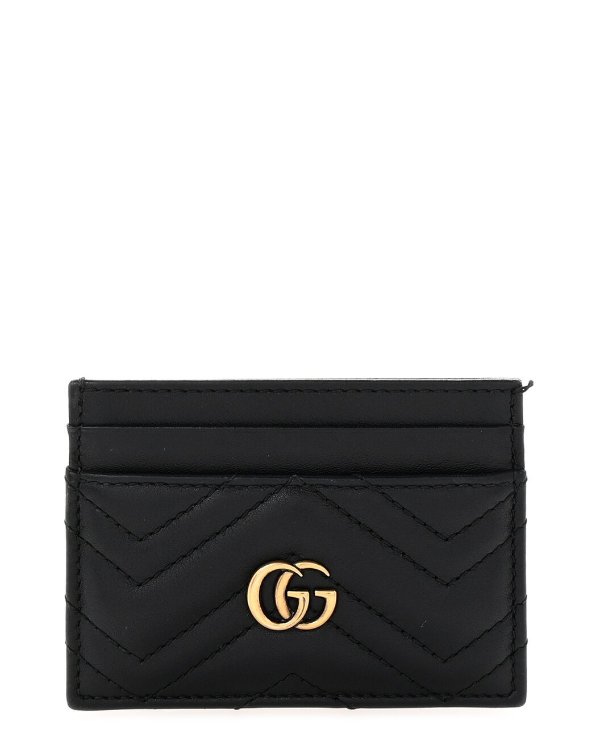 Marmont Black Calfskin Card Holder