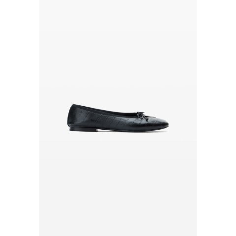 Alexander WangBlack Lambskin Ballet Flats