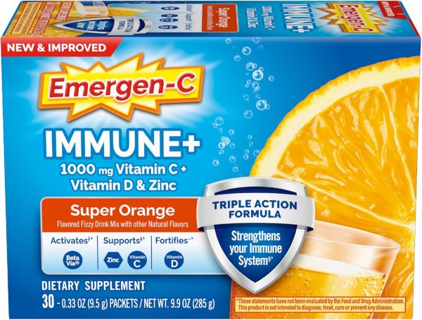 Emergen-C Immune+ Triple Action Powder 30 Packets